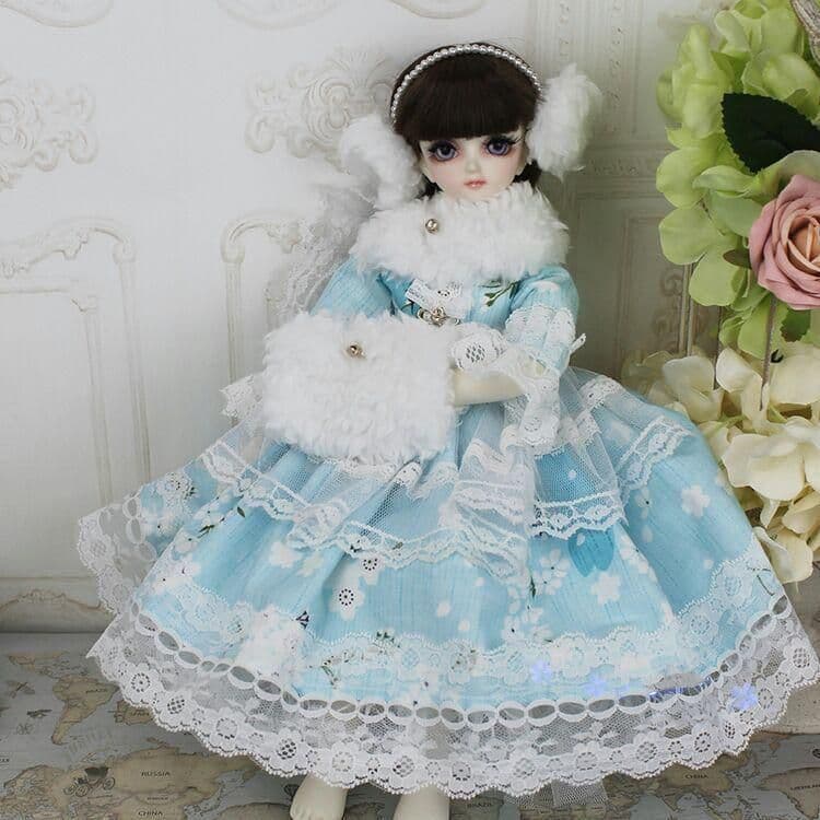E19 bjd 1/3 ドール 洋服 ワンピース 球体関節人形 ハンドメイド