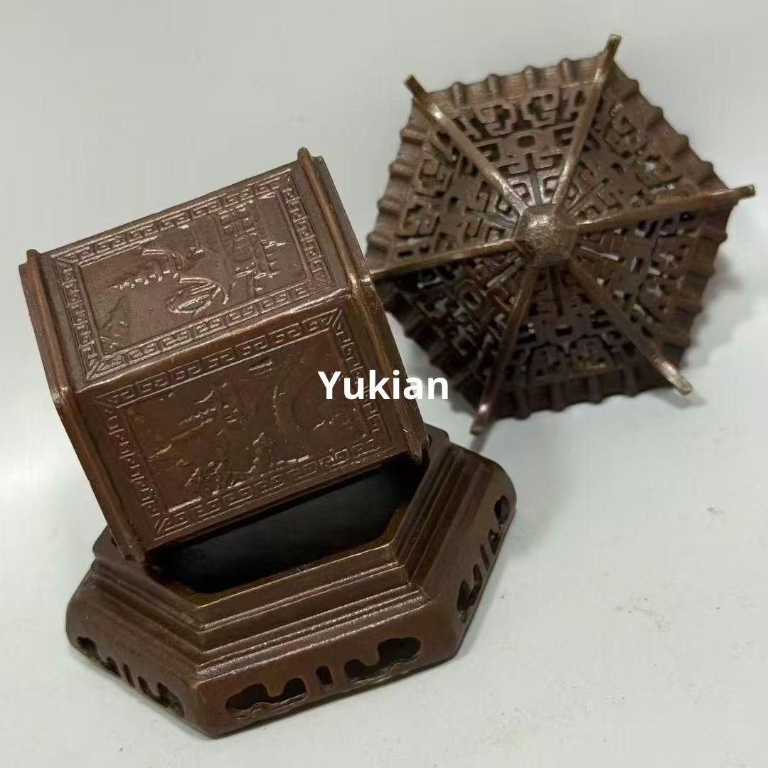 香炉 分体 六景亭台香薫炉 薫香炉 装飾品 工芸品 美術品