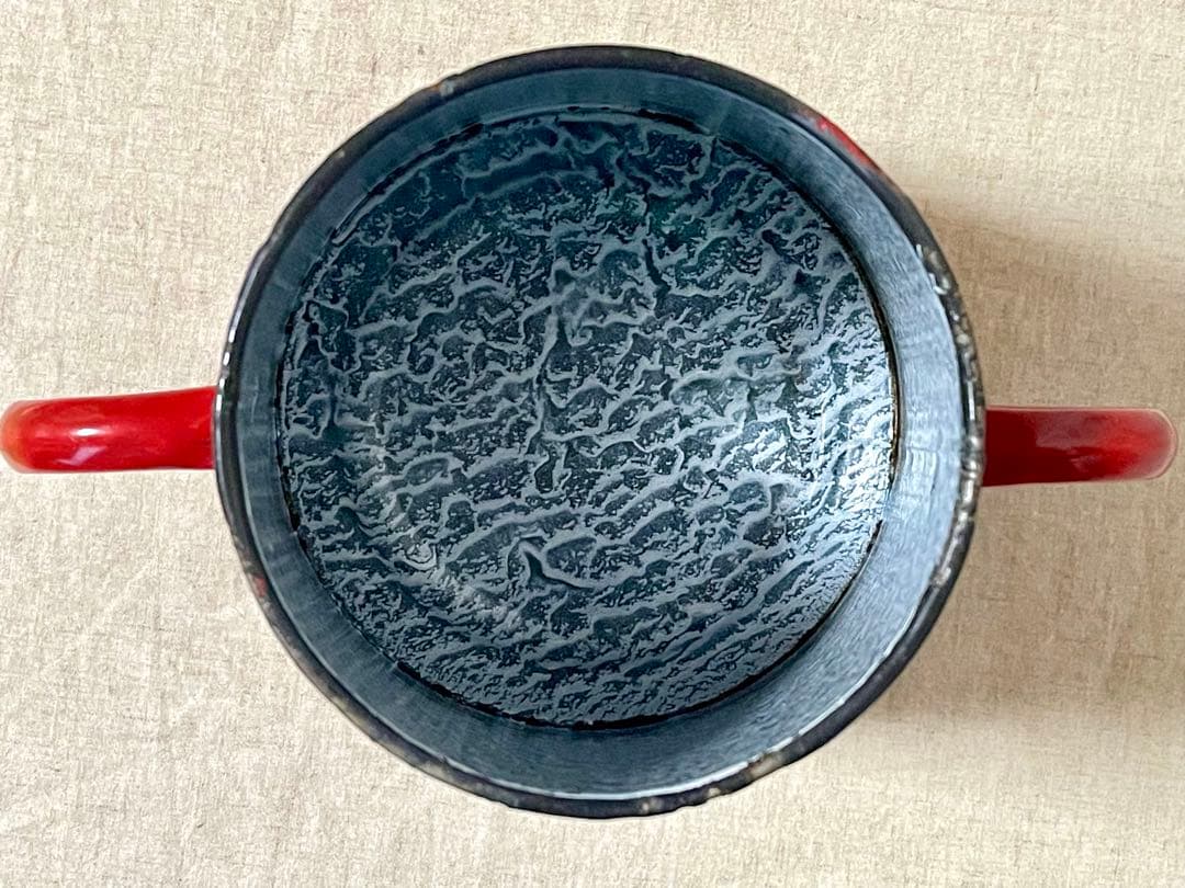 ハンガリー ホーロー 容器 レトロ ポット BUDAFOK バケツ ミルク缶