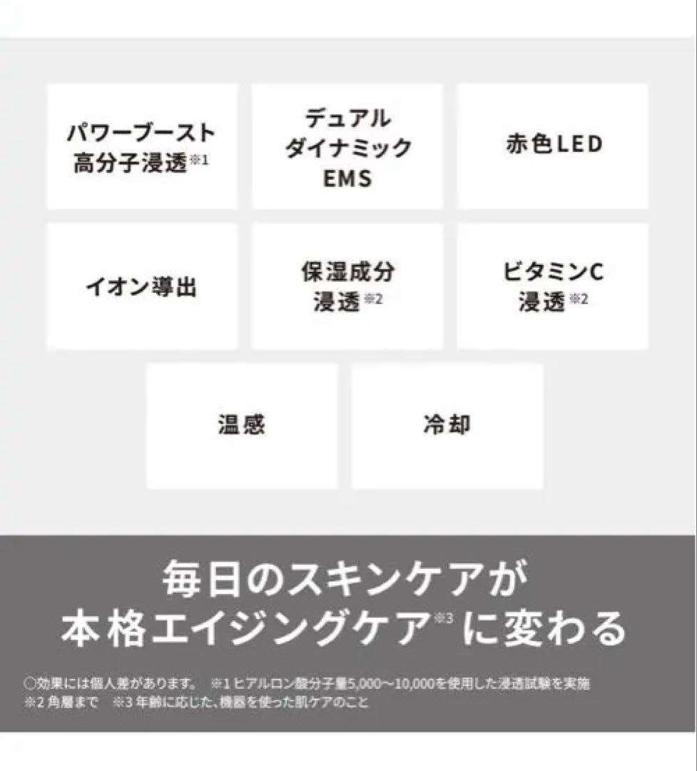 パナソニック イオン美顔器 イオンブースト マルチ EX EH-SS85-W
