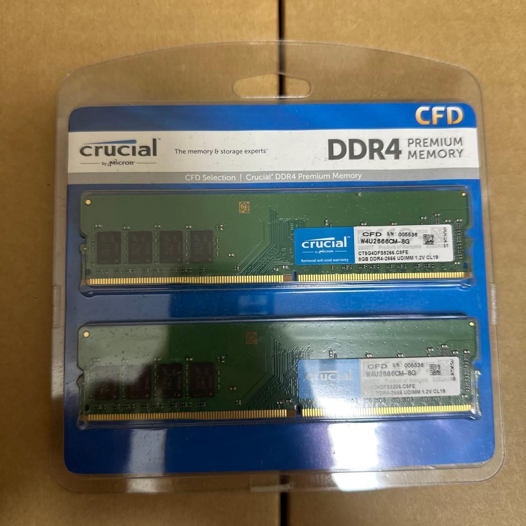 新品未使用ddr4 8gb