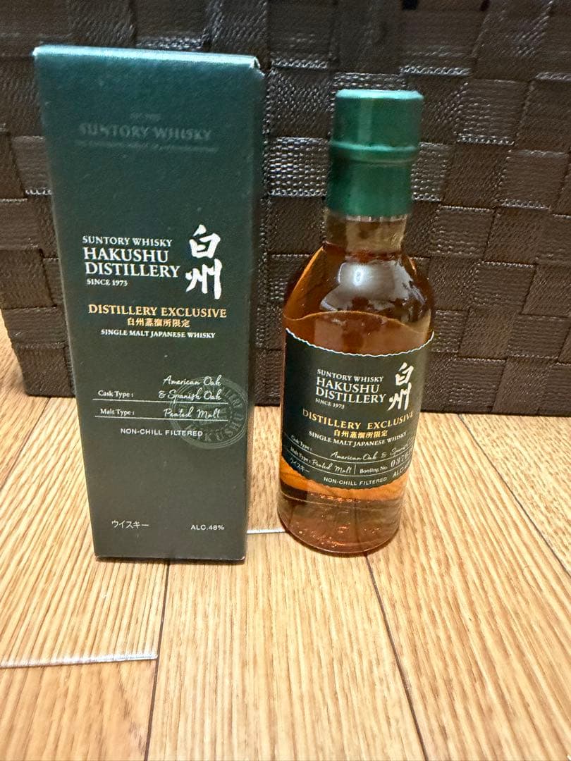 【新品未開封】サントリー 白州蒸溜所限定 ウイスキー 180ml シングルモルト