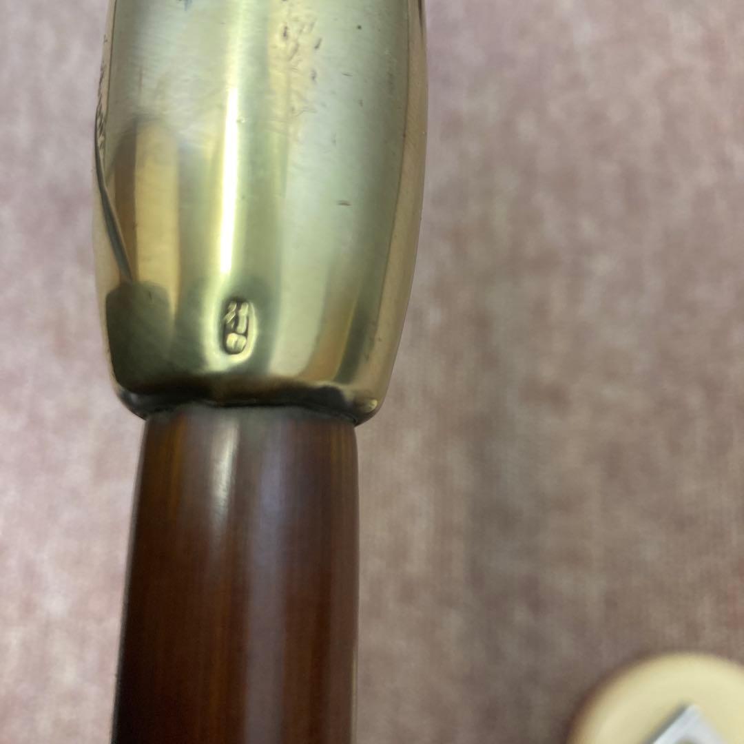 喧嘩特大煙管骸骨煤竹特大煙管入れ相撲　大工頭領　ハンドメイド置物飾り物工芸