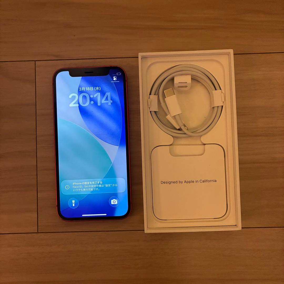 iPhone12mini 赤 64GB 本体