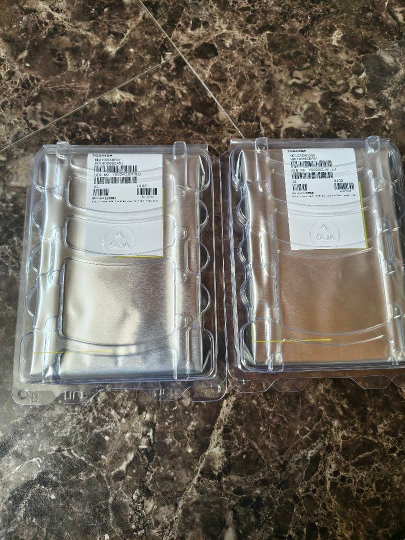 TOSHIBA 8TB MG10ADA800E エンタープライズHDD　 2個