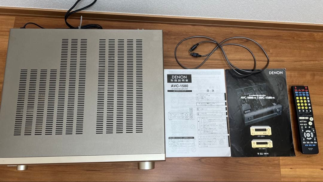 【完動品】 DENON デノン AVC-1580 AVサラウンドアンプ　おまけ付