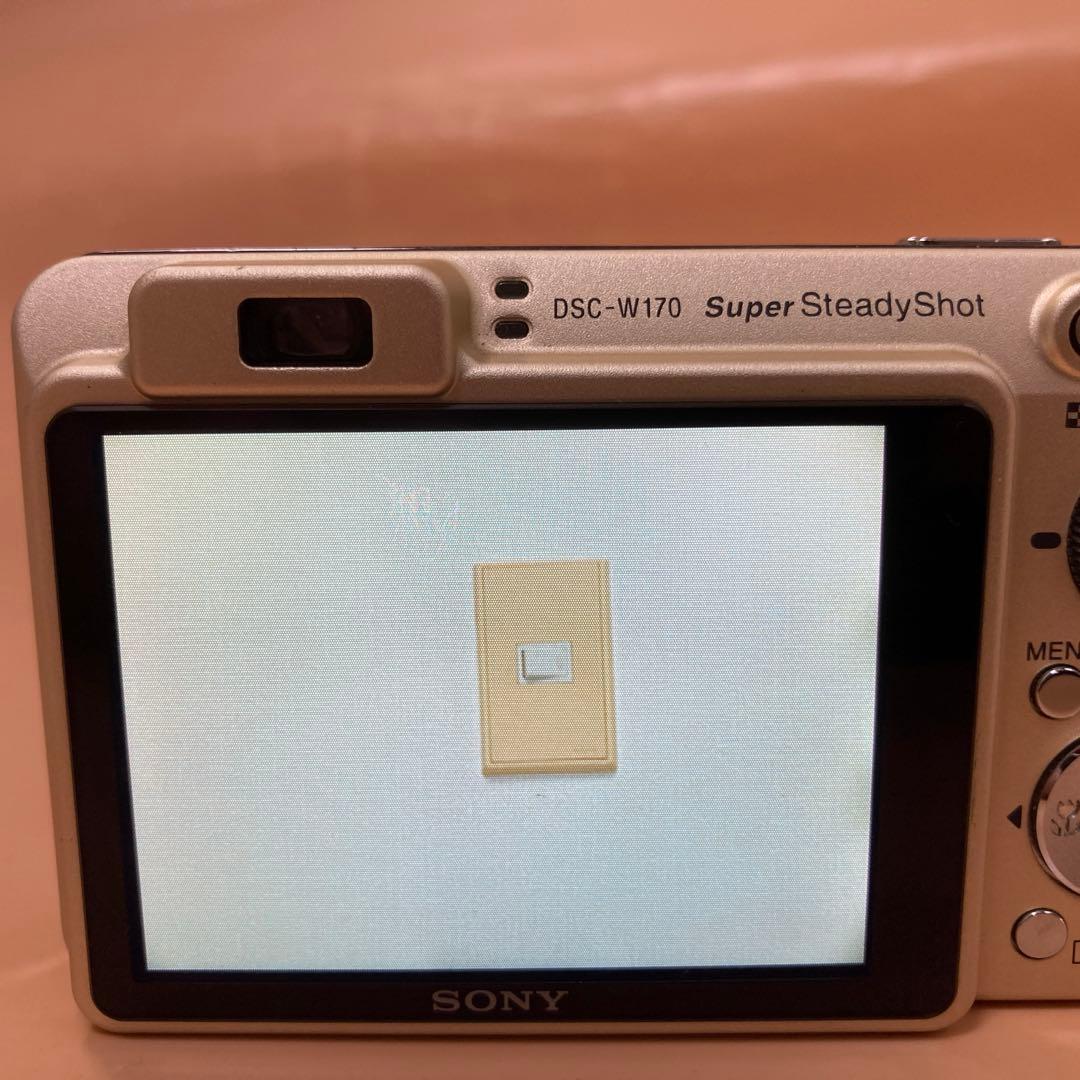 ◆完動品◆ソニー Sony Cyber-shot DSC-W170 ゴールド色