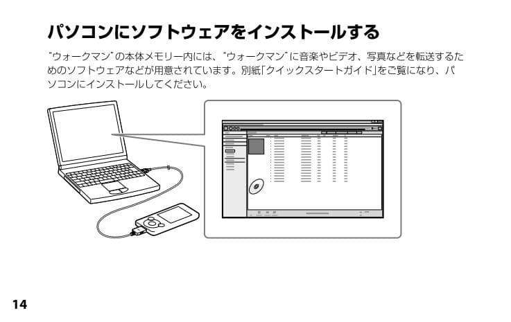 ソニー ウォークマン NW-S14 8G Bluetooth対応 クリアケース付
