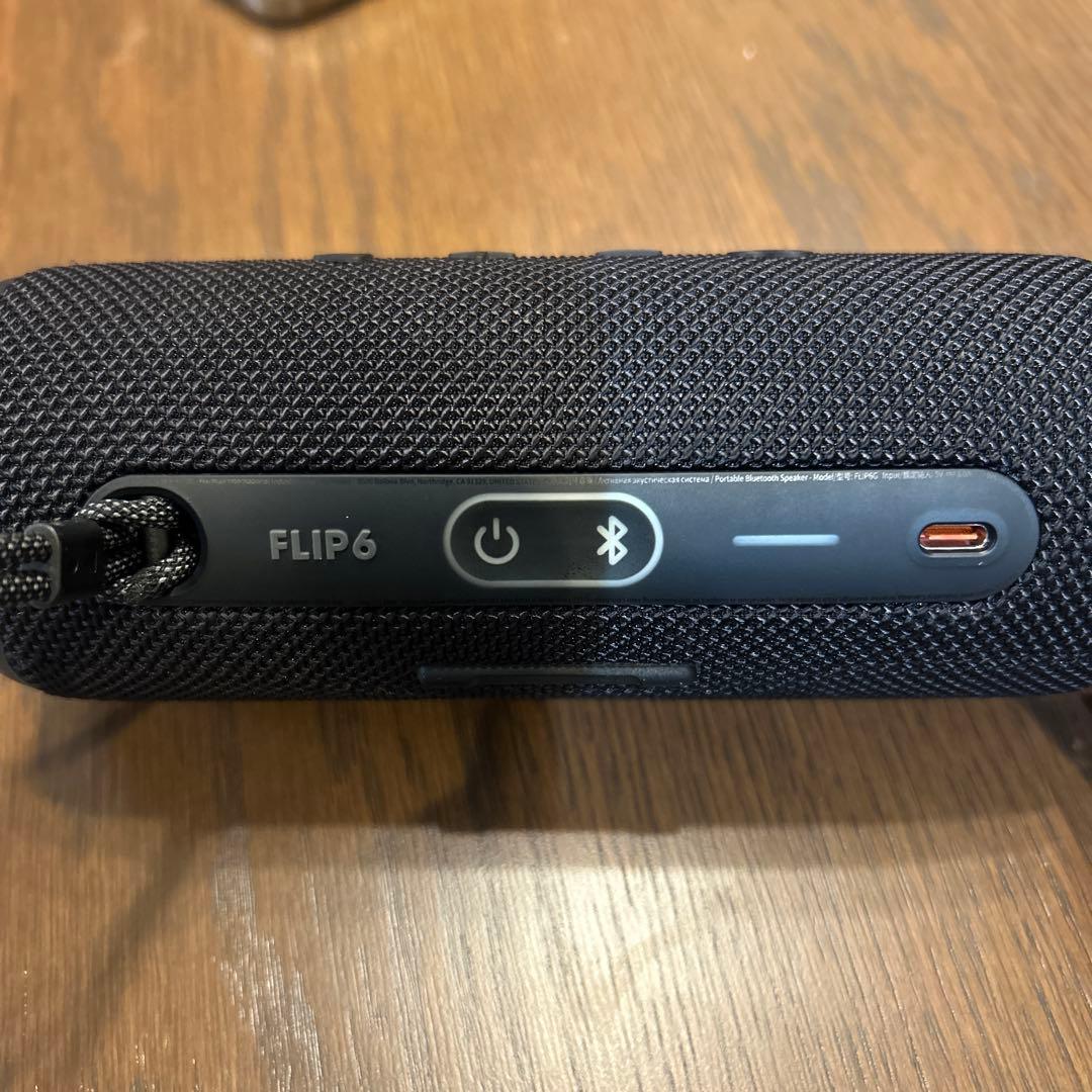 JBL Flip6 ブラック、動作確認済み