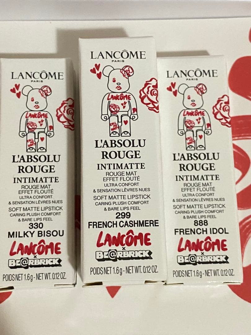 LANCOME × BE@RBRICK 限定リップ 3点セット 新品未使用