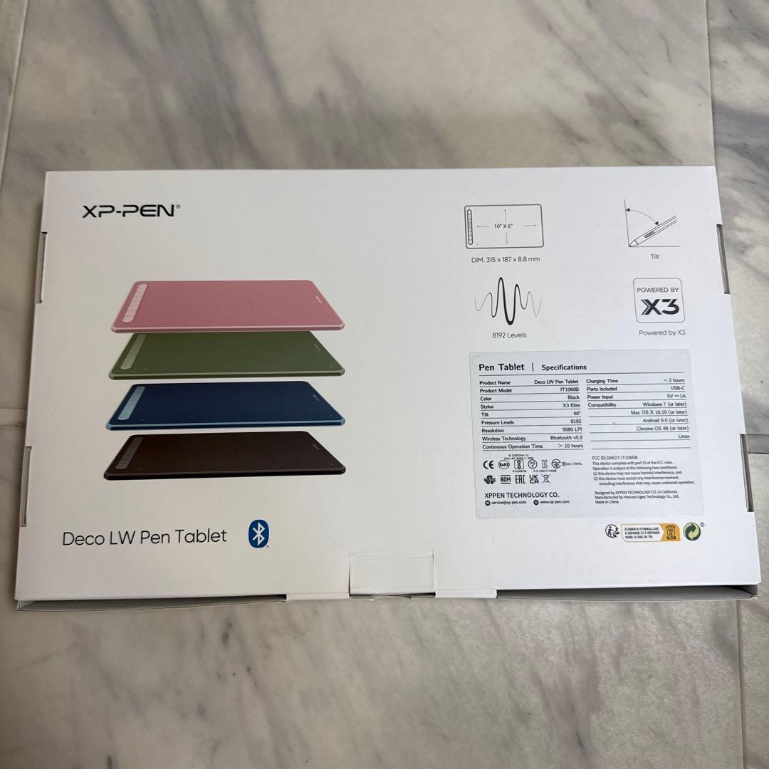 【良品】XP-PEN Deco LW Pen Tablet 本体　ペンシル付き