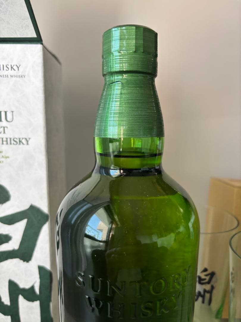 白州 シングルモルトウイスキー 700ml グラス3個付き