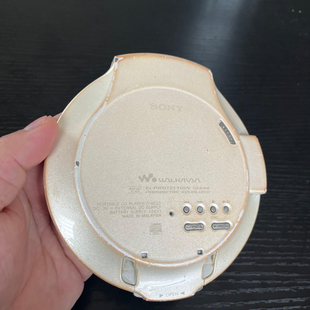 希少 SONY CDウォークマン　D−NE20　ジャンク
