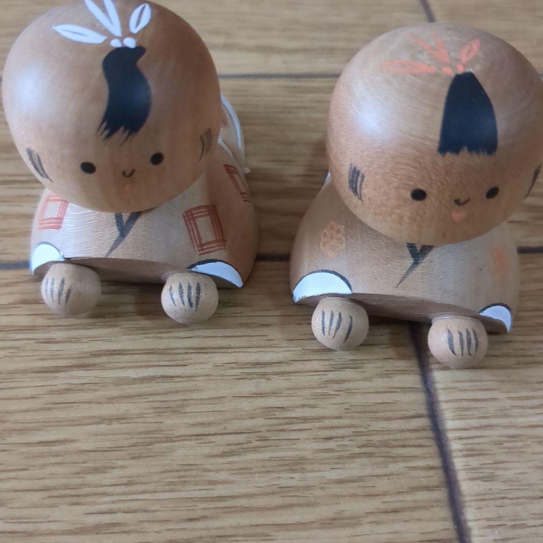 日本の伝統こけしセット レトロ