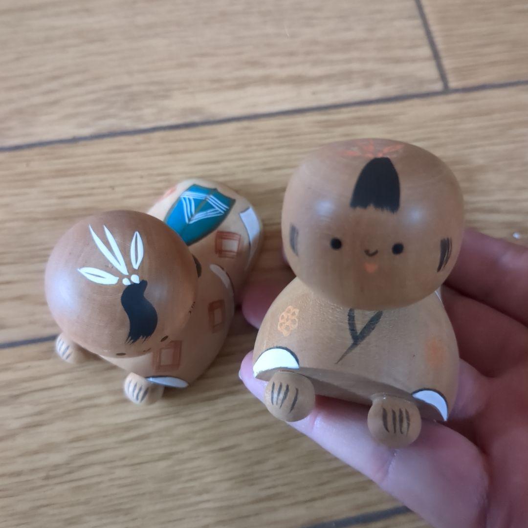 日本の伝統こけしセット レトロ