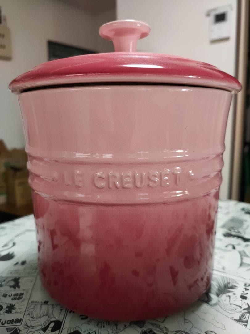 LE CREUSET ルクルーゼ ペットフード・コンテナー (スクープ付き)