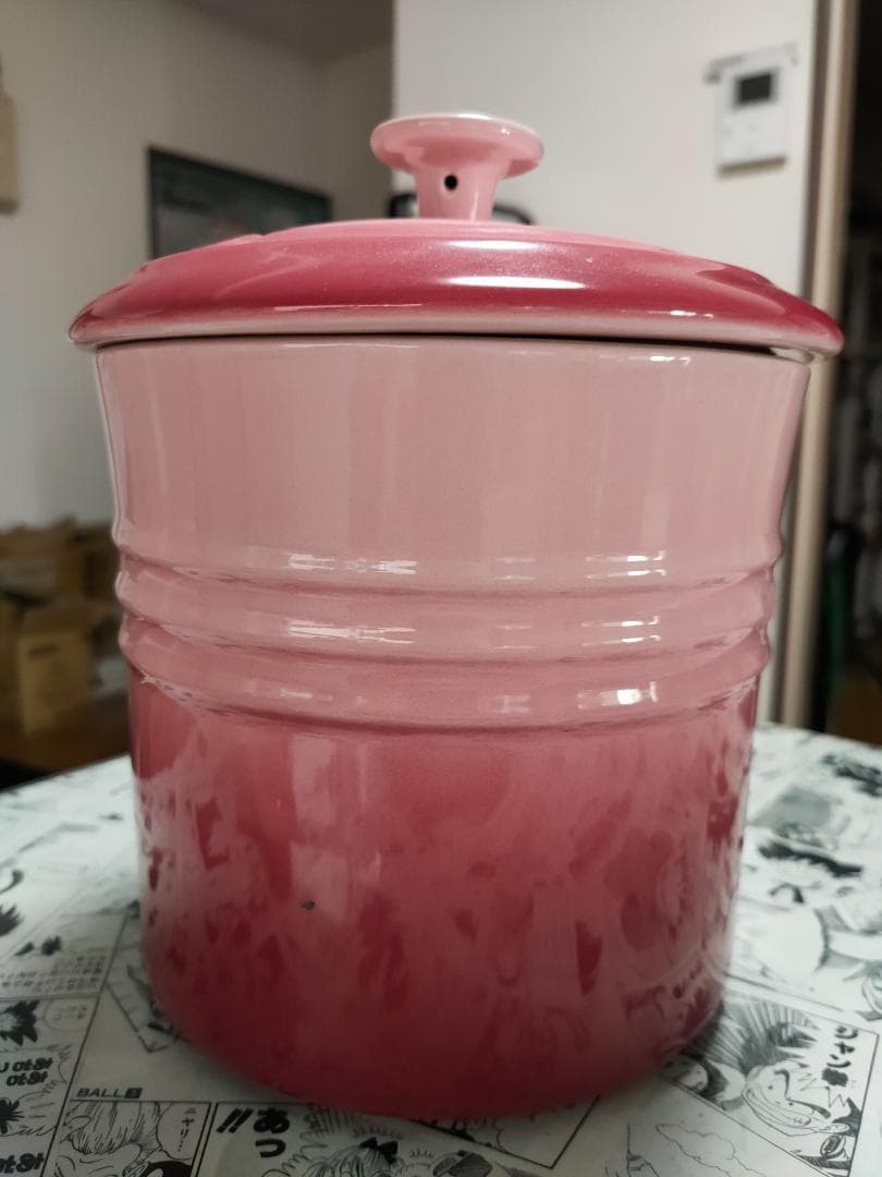 LE CREUSET ルクルーゼ ペットフード・コンテナー (スクープ付き)