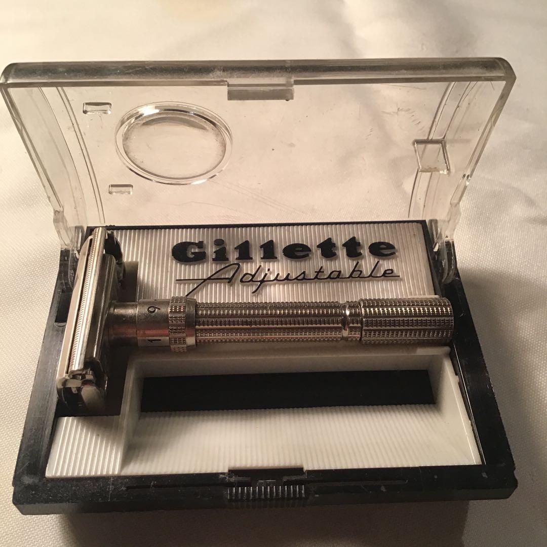 Gillette Slim Adjustable 1962年ジレット ケース付き