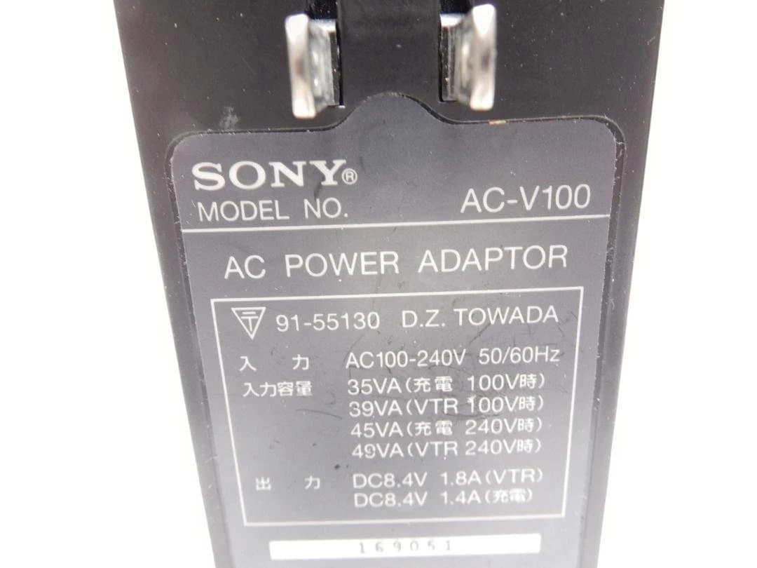 動作品　Mini DV　ソニーデジタルビデオカメラ　SONY DCR-PC10