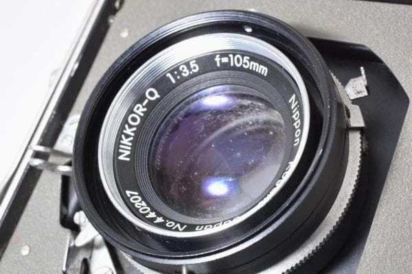 フィルムカメラ Marshal Press Nikkor-Q 105mm F/3.5 #542