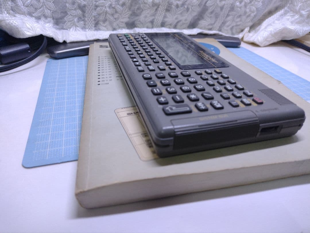 SHARP PC-G830 ポケットコンピュータ 取扱説明書付き ポケコン