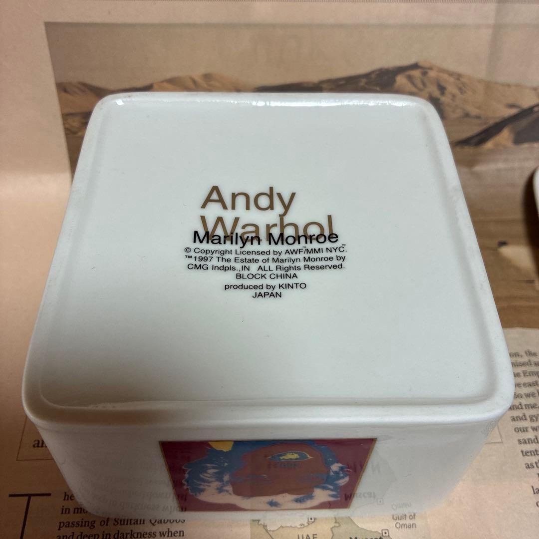 レアAndy Warhol マリリン・モンロー 陶器ボックス