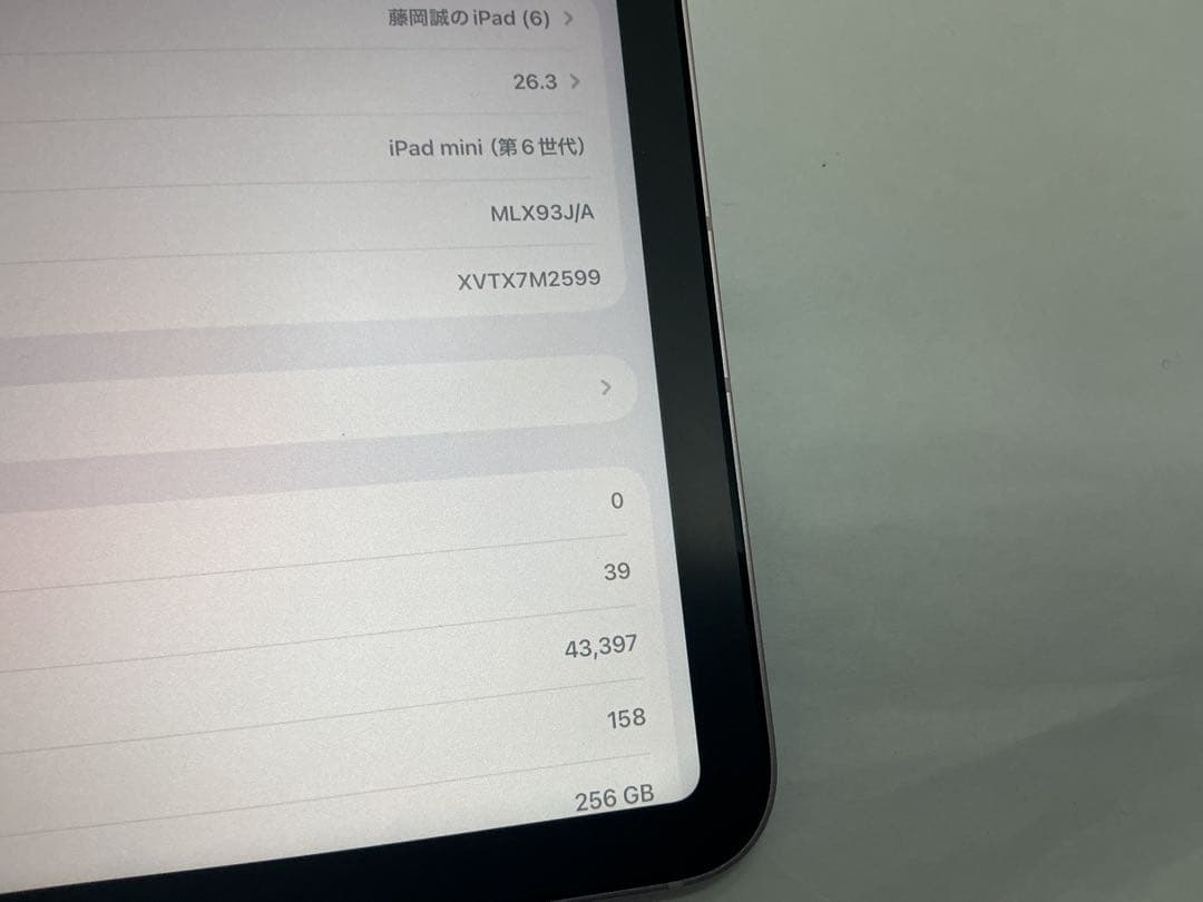 Apple iPad mini 第6世代256GBセルラー