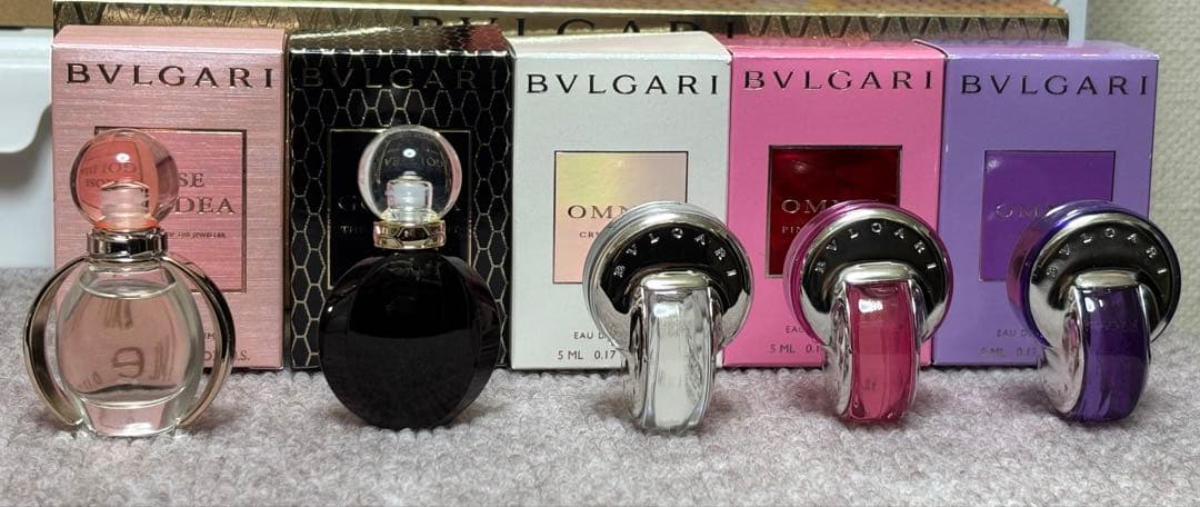 【値下げしました】BVLGARI ブルガリ ミニ香水セット 5種