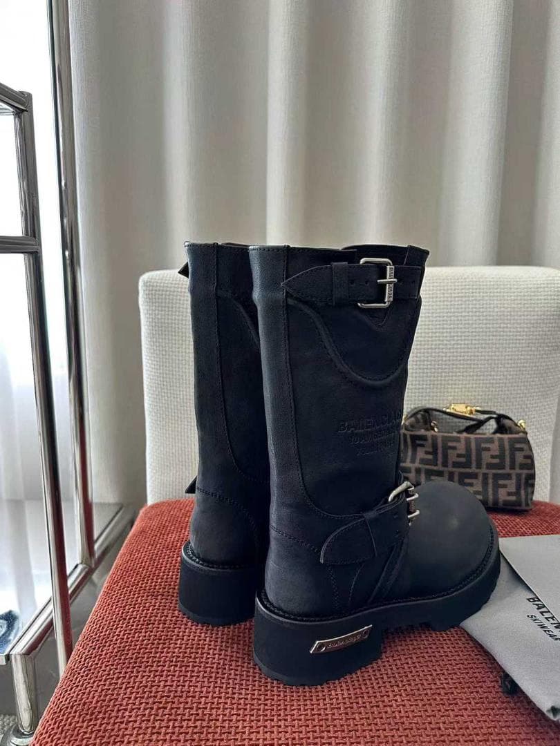 BALENCIAGA VENOM ヴェノムレザーロングブーツ ブラック