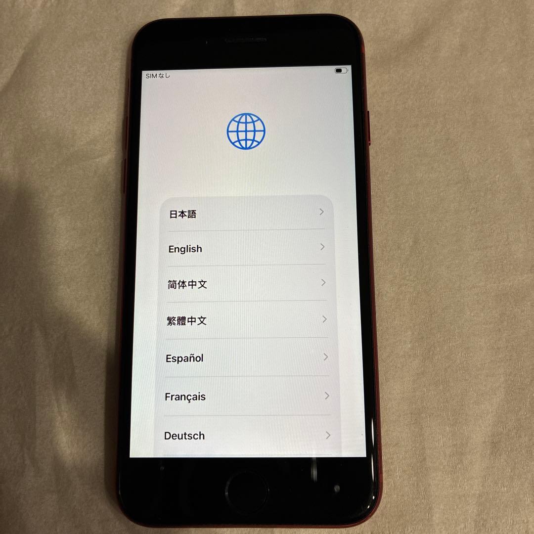 iPhone se2 64gb red docomo bt 76% 本体のみ