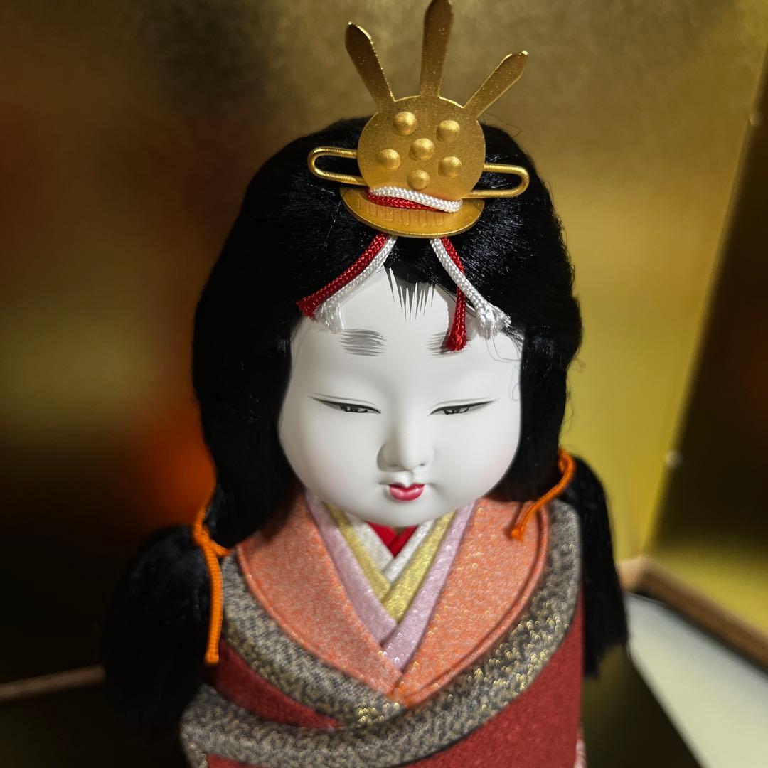 江戸木目込人形　親王飾り　お雛様　立ち雛　木目込人形　雛人形