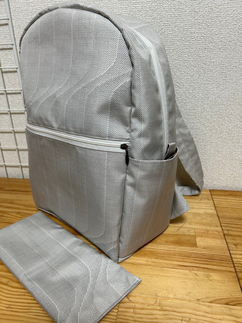正絹白大島紬リュックサック