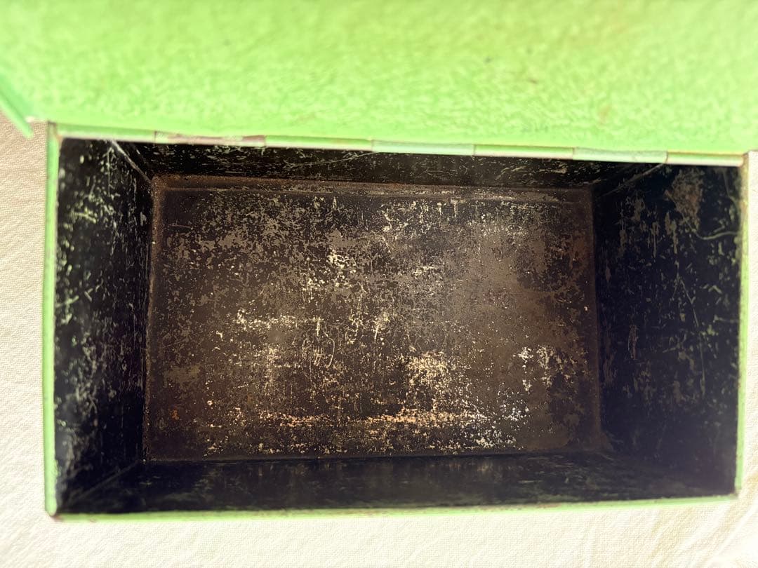 アンティーク　Shoe & Boot Cleaning Box グリーン