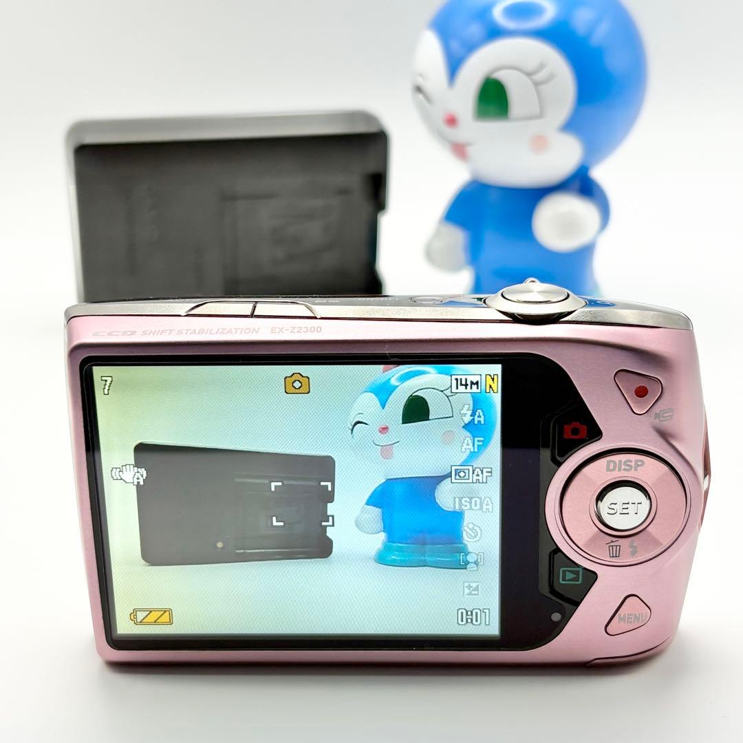 【動作確認済み】CASIO EX-Z2300 ピンク コンデジ 付属品有