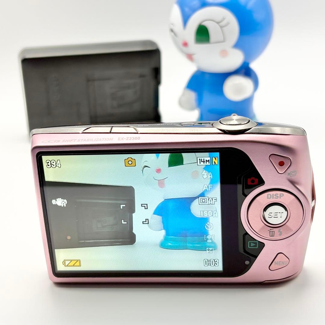 【動作確認済み】CASIO EX-Z2300 ピンク コンデジ 付属品有