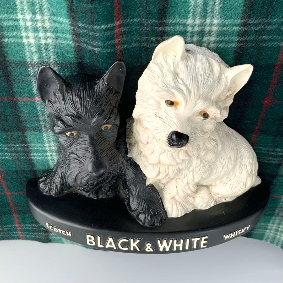 ビンテージ！スコッチウイスキー拡販用グッズ/Black & White 非売品。