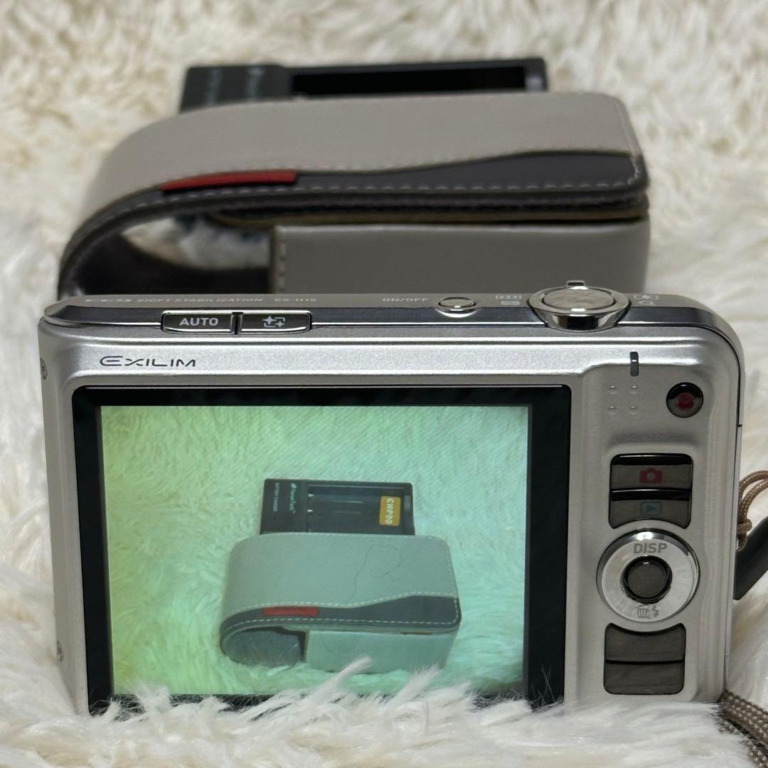 カシオ　CASIO EXILIM EX-H15 シルバー SD ケース付き