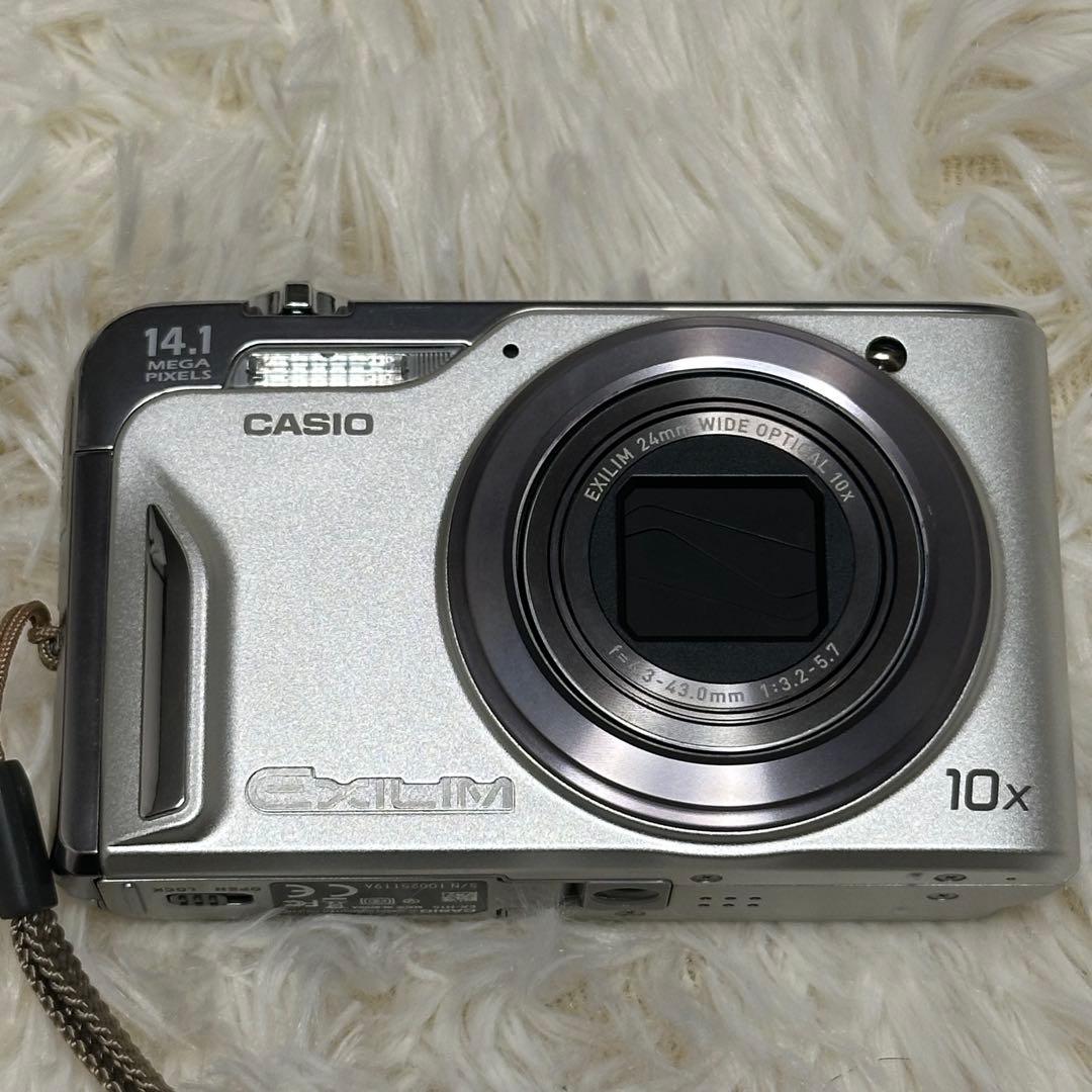 カシオ　CASIO EXILIM EX-H15 シルバー SD ケース付き