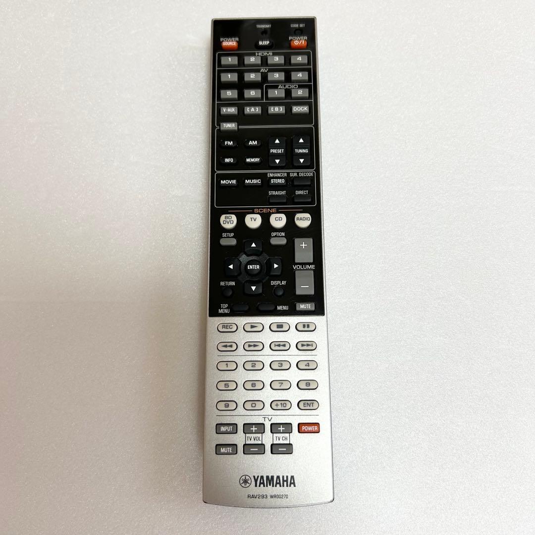 YAMAHA ヤマハ AVアンプ 5.1ch ブラック AX-V465 動作品