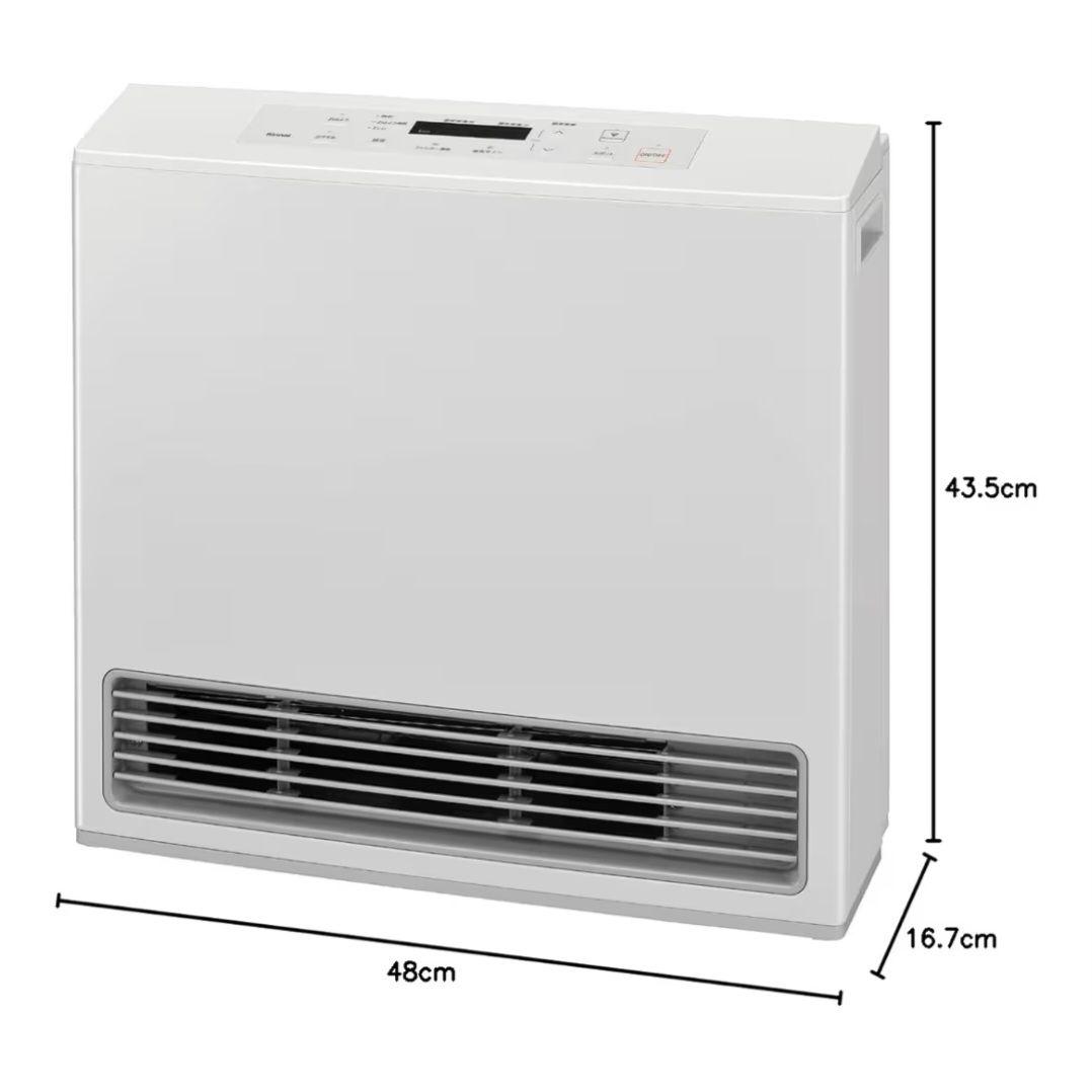 新品 Rinnai ガスファンヒーター RC-U5801PE-WH プロパン用