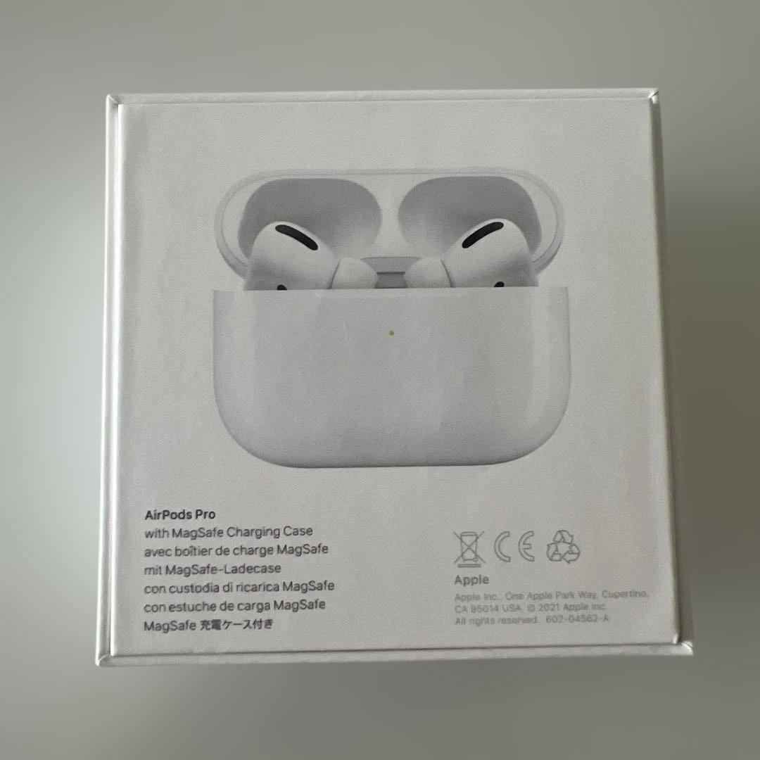 AirPods Pro ホワイト 充電ケース、箱あり