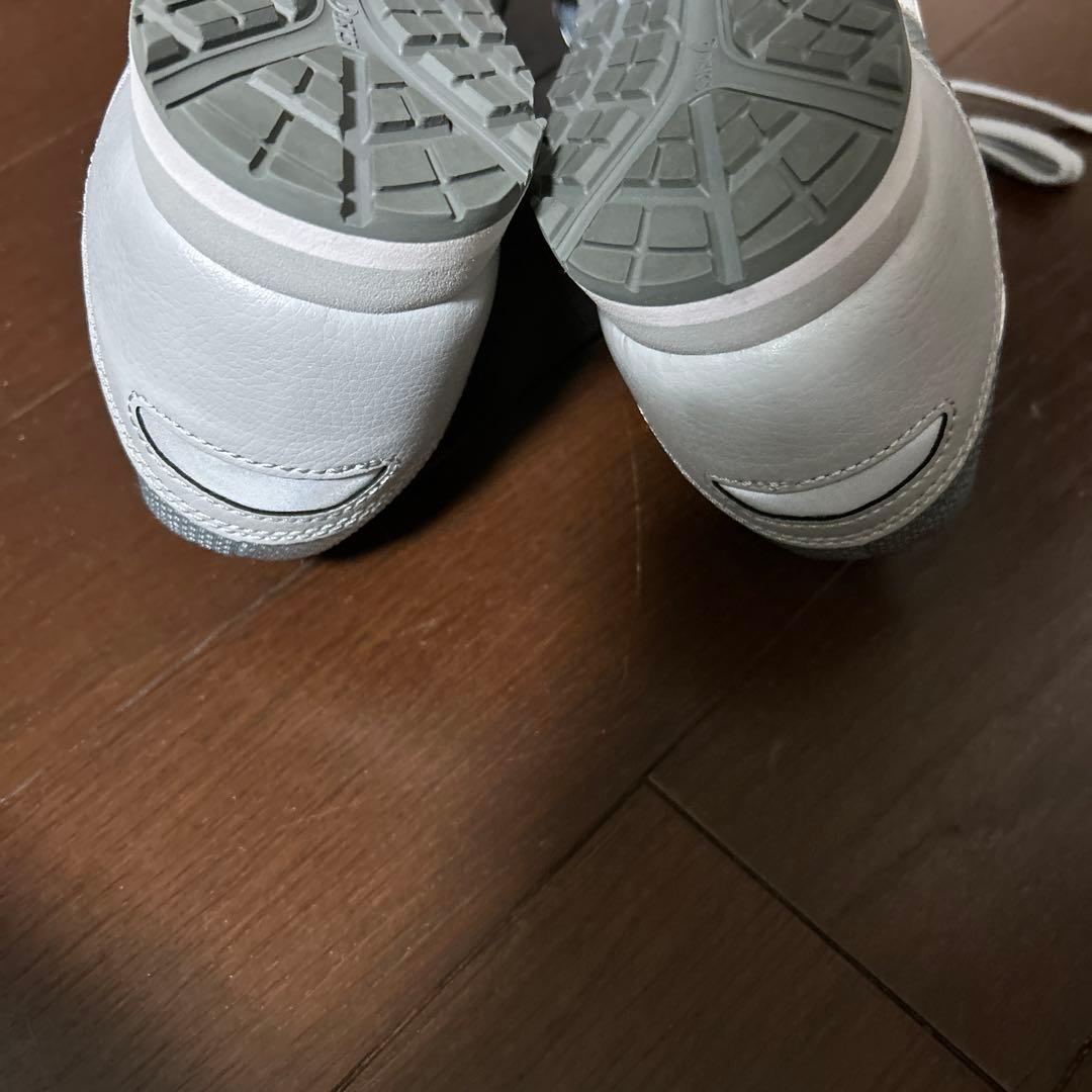 asics アシックス　安全靴　レディース　美品　23.5cm グレー
