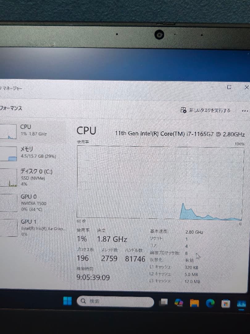 【美品】ThinkPad P14s Gen2 i7 16GB 512GB
