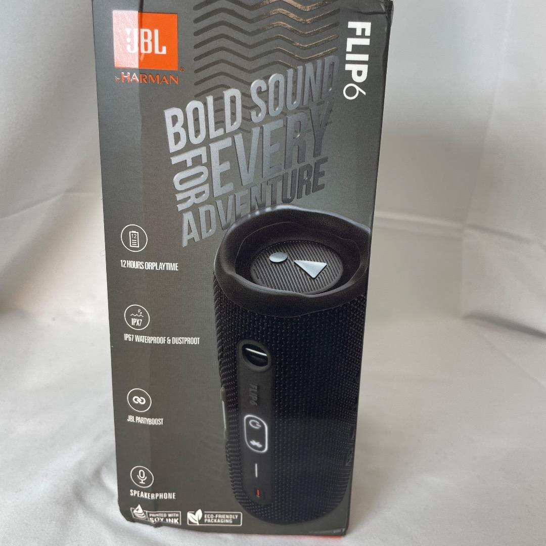 JBL FLIP 6 ポータブルスピーカー JBLFLIP6BLK 未使用 新品