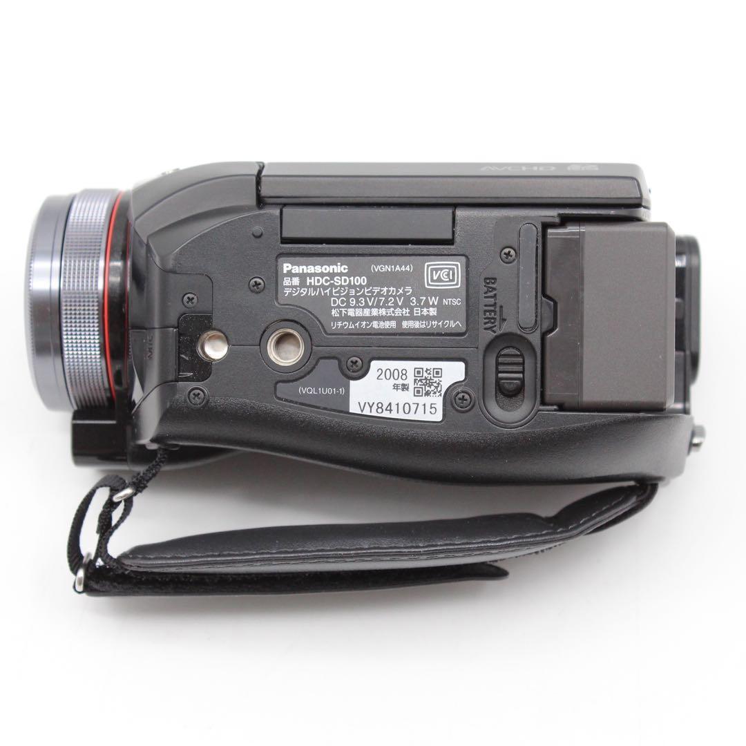 美品 Panasonic HDC-SD100 ビデオカメラ 本体 付属品多数付き