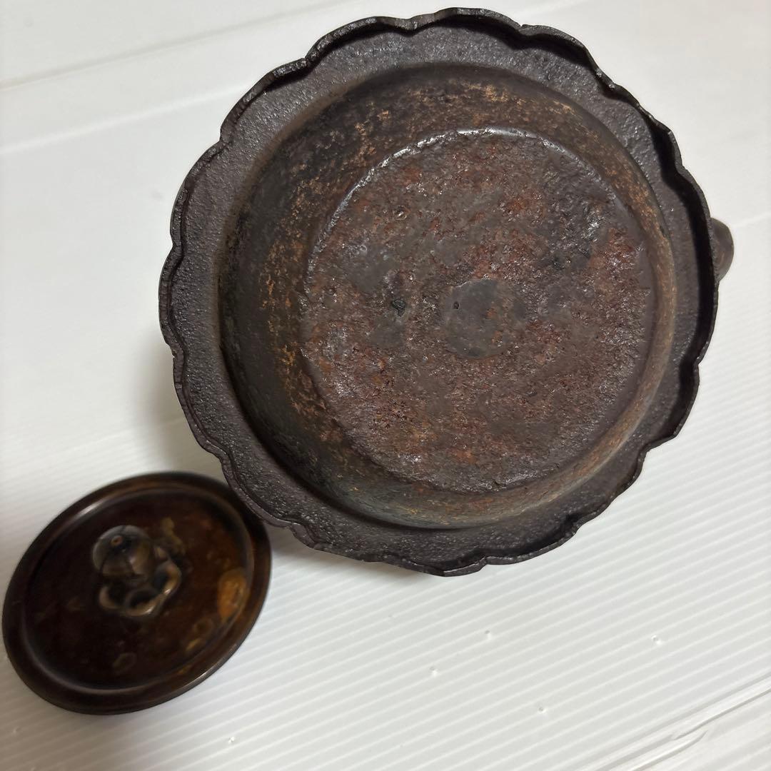 骨董品、茶道具、銀象嵌鉄瓶