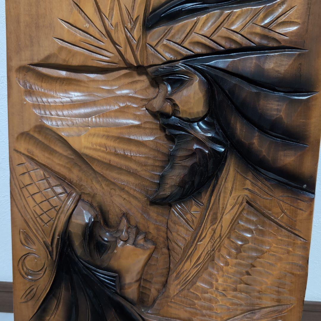 木製彫刻アートパネル