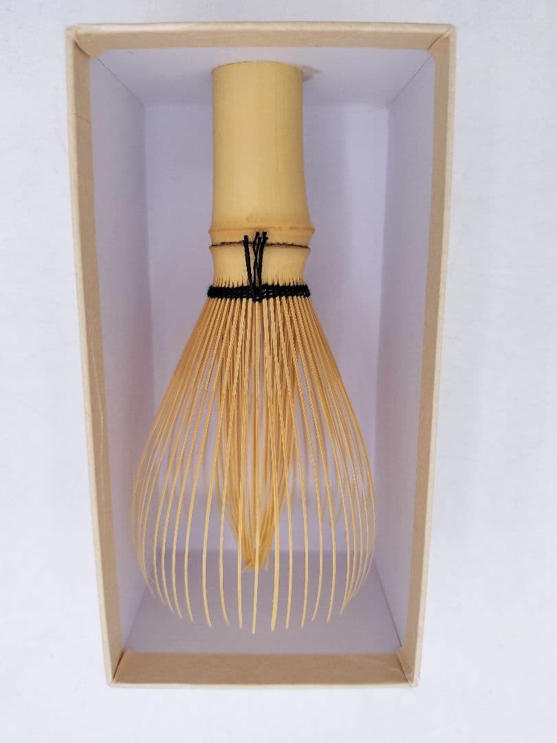 d065【新品・未使用】野球ボール茶碗・国産真茶筌セット 中村良二 木箱 茶道具