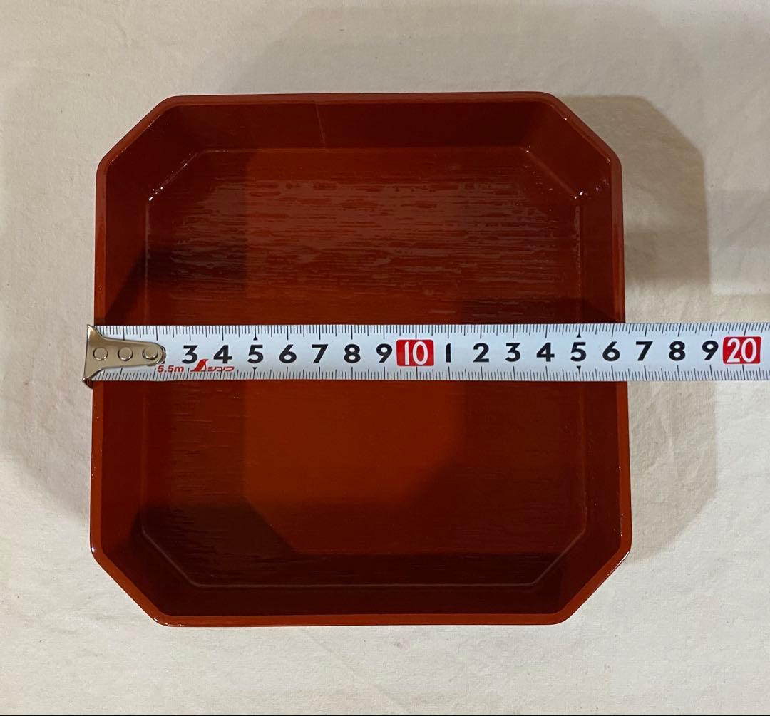 【茶道具　菓子器】縁高　漆塗　淡々斎好み花鳥紋