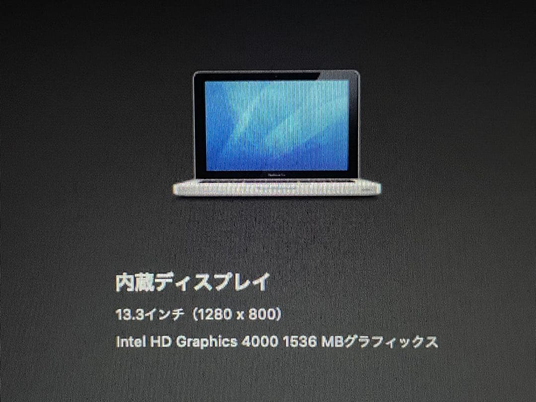 【ジャンク品】MacBook Pro (13-inch, Mid 2012)